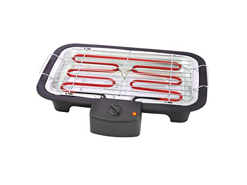 Tristar Elektrogrill/Tischgrill - Grillfläche 37x21cm, 2000 Watt, regelbare Heizstufe, inkl. Grillrost, BQ-2813 von Tristar