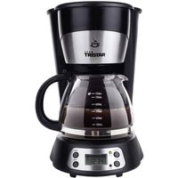 Tristar CM-1235 Kaffeemaschine Schwarz, Silber Fassungsvermögen Tassen=8 Timerfunktion, Warmhaltefu von Tristar