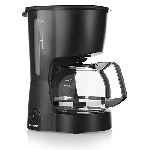 Tristar Kaffeemaschine mit 600 ML Fassungsvermögen - ideal für Campings geeignet [für bis zu 6 Tassen, mit automatischer Abschaltfunktion und Wasserstandsanzeige], CM-1246, Schwarz von Princess