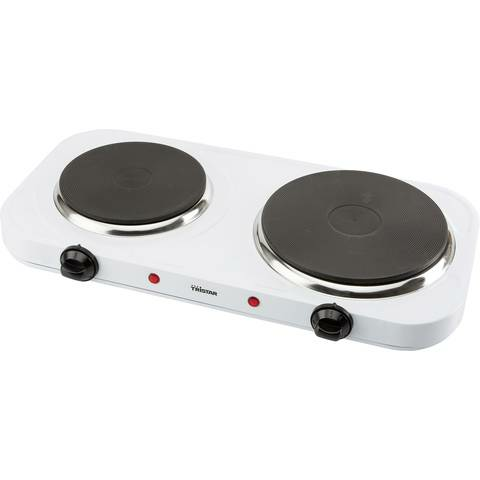 Tristar Doppel Kochplatte Herdplatte Platte Herd Kochplatten Weiß Bis 1500 Watt  B-Ware von Tristar