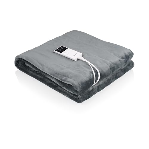 Tristar Elektrische Decke – 160 x 130 cm Fleece – Maschinenwaschbar – Einstellbarere Temperatur – Abnehmbare Fernbedienung – BW-4780 von Tristar