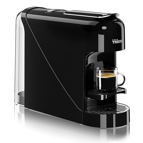Tristar Kapselkaffeemaschine - Kompatibel mit Nespresso Kapseln - Herausnehmbare Tropfschale - Abnehmbarer, geräumiger 900 ml Wassertank - 20 Bar Druck - 1400 W - CM-2300 von Tristar