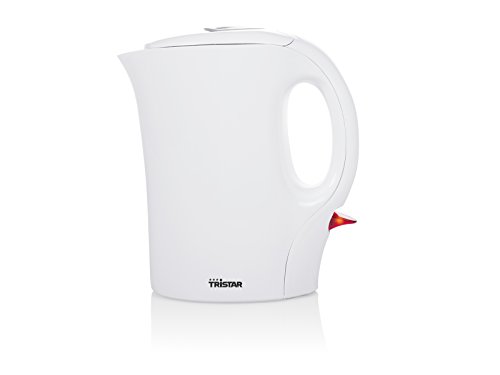Tristar WK-3372 Jarra Hervidora Wasserkocher mit 1 l Fassungsvermögen, 1100 W, Plastik, 1 Liter, White von Tristar