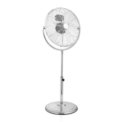 Tristar VE-5975 Hochgeschwindigkeits-Standventilator aus Metall - 100 W - 45 cm Ø - 3 Stufen - 130° Oszillation von Tristar