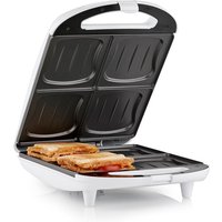 Tristar - Sandwichmaker Toaster für 4 Sandwiches 26x24cm, 1300Watt von Tristar