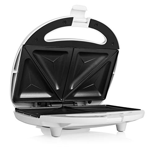 Tristar Sandwich-Maker mit Antihaftbeschichtung, 750 Watt, für 2 Sandwichtoasts pro Vorgang, SA-3052, weiß von Tristar