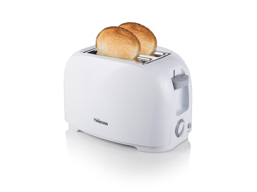 BR-1013 Toaster - 6 einstellbare Bräunungsstufen mit Brötchenaufsatz - herausnehmbares Krümmelfach von Tristar