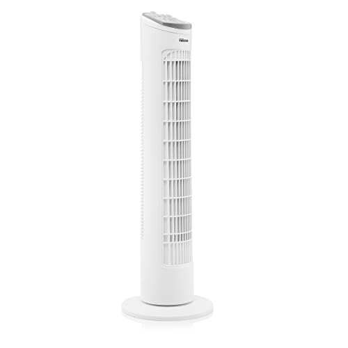 Tristar VE-5864 Turm-Ventilator, Oszillierend 85°, 40 Watt Leistung, mit Timerfunktion, optimal für den Einsatz im Schlafzimmer, Weiß von Tristar