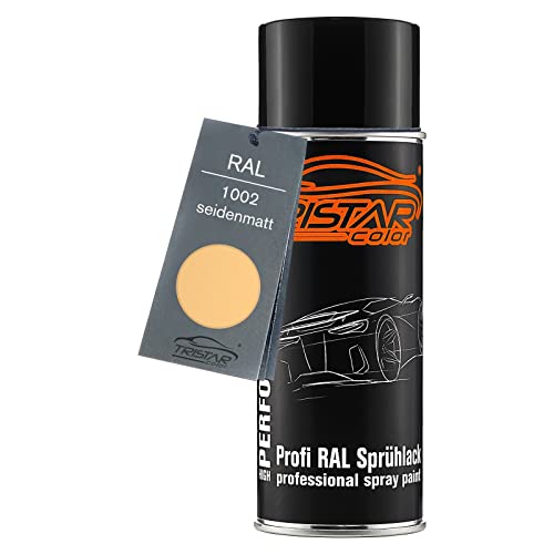 TRISTARcolor RAL 1002 Sandgelb Spraydose 400 ml seidenmatt schnelltrocknend von TRISTARcolor