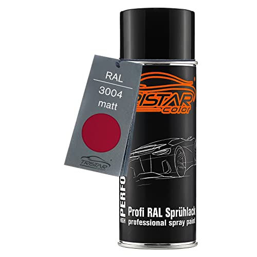 TRISTARcolor RAL 3004 Purpurrot Spraydose 400 ml matt schnelltrocknend von TRISTARcolor