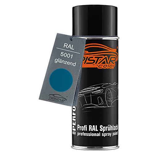 TRISTARcolor RAL 5001 Grünblau Spraydose 400 ml glänzend schnelltrocknend von TRISTARcolor