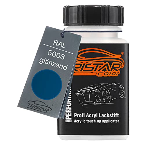 TRISTARcolor RAL 5003 Saphirblau glänzend Lackstift 50 ml schnelltrocknend von TRISTARcolor