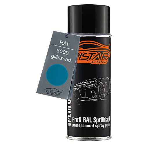 TRISTARcolor RAL 5009 Azurblau Spraydose 400 ml glänzend schnelltrocknend von TRISTARcolor