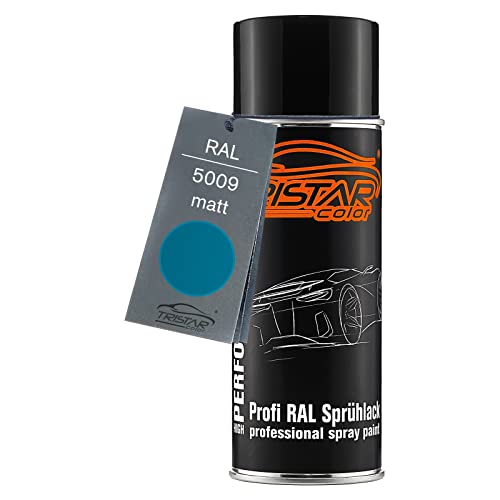 TRISTARcolor RAL 5009 Azurblau Spraydose 400 ml matt schnelltrocknend von TRISTARcolor