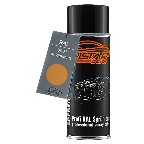 TRISTARcolor RAL 8001 Ockerbraun Spraydose 400 ml seidenmatt schnelltrocknend von TRISTARcolor