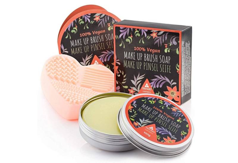 Tritart Alternative Title: Vegane Pinselreiniger Seife - 2 Stück à 100g Pinselseife (3-St. Vegan Pinselreiniger Seife 2 Stück 100g) von Tritart