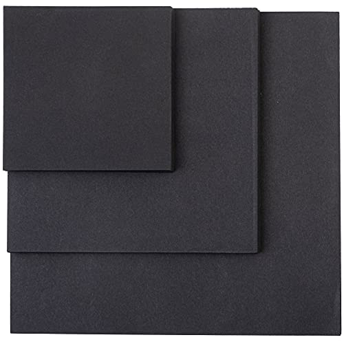 Tritart Origami Papier Schwarz | 225 Blatt doppelseitiges Origami Faltpapier Schwarz | Bastelpapier Set 80 g/m2 | Je 75 Blätter 20x20cm und 15x15cm und 10x10cm Tritart Origami Papier Schwarz | 225 Blatt doppelseitiges Origami Faltpapier Schwarz | Bastelpapier Set 80 g/m2 | Je 75 Blätter 20x20cm und 15x15cm und 10x10cm von Tritart
