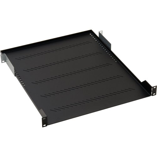 Tritón RAB-UP-750-A1 48,26 cm (19 Zoll) Fachboden perforiert, 1HE schwarz von Triton