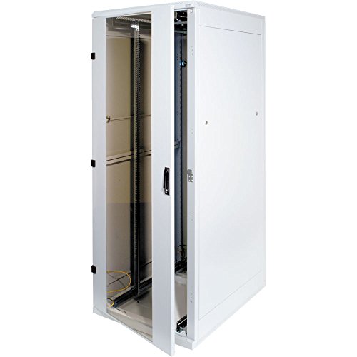 Triton RMA-22-A88-CAX-A1 48,26 cm (19 Zoll) Netzwerkschrank RMA mit Glastür, 22 HE schwarz von Triton