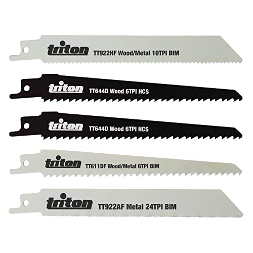 Triton Säbelsägeblätter, 5-teilig Satz, 1 Stück, schwarz, TPTA49954242 von Triton