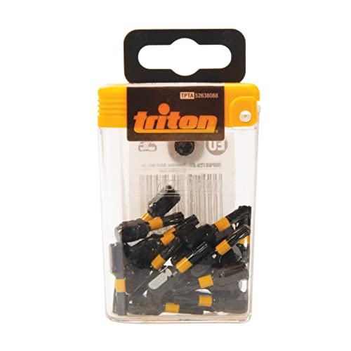 Triton T20-Schraubendrehereinsätze, 25er-Pack, 1 Stück, schwarz, TPTA52638088 von Triton