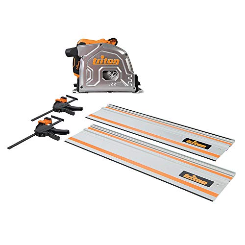 Triton TTS185KIT 534156 Schienensäge-Set, 1400 W, 185 mm, 4 Stück von Triton