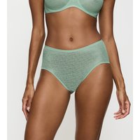 Triumph Maxislip "Signature Sheer", Monogramm-Tüll, Spitze, figurbetont von Triumph