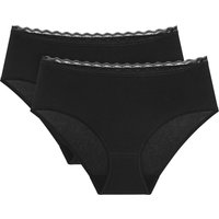 Triumph Midislip "Feel Of Cotton" 2er Pack, weich, ohne Seitennaht, schmales Spitzenband Triumph Midislip "Feel Of Cotton" 2er Pack, weich, ohne Seitennaht, schmales Spitzenband von Triumph