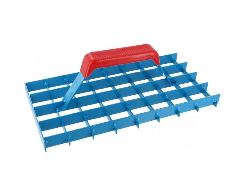 Triuso Maurerkelle Gitter - Rabott ungezahnt 270 x 130 mm Maschenweite: 32 x 32 mm von Triuso