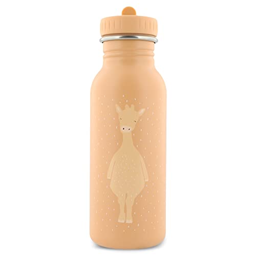 Trixie – Trinkflasche für Kinder aus Edelstahl 500 ml – Mrs. Giraffe (Giraffe) von Trixie Baby