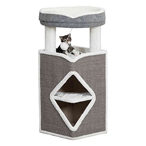 Trixie 44427 Cat Tower Arma, 98 cm, grau/blau/grau von TRIXIE