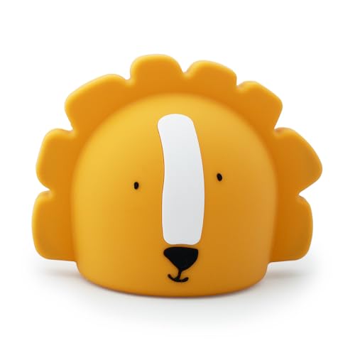 Trixie Nachtlicht – Mr. Lion | weicher und quetschbarer Schlafbegleiter | wiederaufladbar mit einstellbarer Helligkeit | perfekt für Kinderzimmer von Trixie