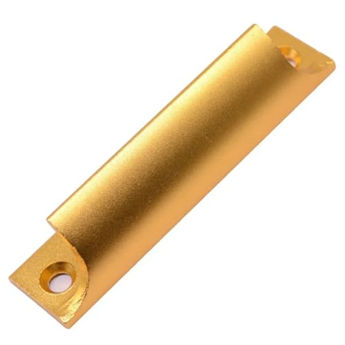 Abschliessbarer Fenstergriff,Fenstergriffe 2 stücke Aluminium Legierung Griff Verdickt Fenster Und Schrank Tür Schublade Kleine Die Balkon Bewegen Schnalle(Gold) von TroHollis