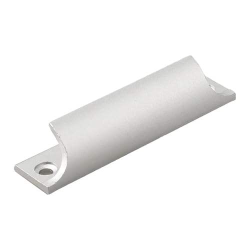 Abschliessbarer Fenstergriff,Fenstergriffe 2 stücke Aluminium Legierung Griff Verdickt Fenster Und Schrank Tür Schublade Kleine Die Balkon Bewegen Schnalle(Silver) von TroHollis