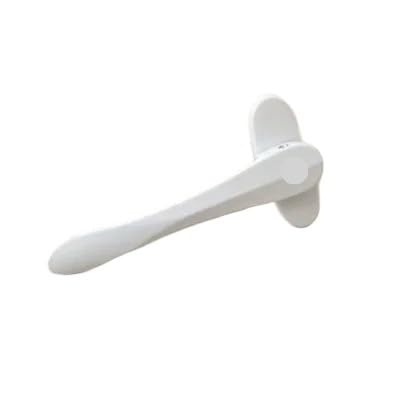 Abschliessbarer Fenstergriff,Fenstergriffe Aluminiumlegierung Flügelfenster Fliegengitter Fenstergriff Falttür Schwertförmiger dünner Flacher quadratischer Stahlgriff(White) von TroHollis