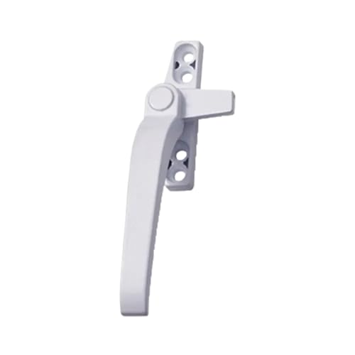 Abschliessbarer Fenstergriff,Fenstergriffe Fenstergriff Home Hardware Hebel Flügelverriegelung Handlich Installieren Dekorative Kappe Zubehör(White Left) von TroHollis