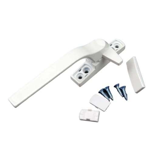 Abschliessbarer Fenstergriff,Fenstergriffe Links Rechts Hand Aluminium Legierung Externe Flache Griff for Fenster Universal 7mm Breite Zubehör Gebäude Hardware(Right) von TroHollis