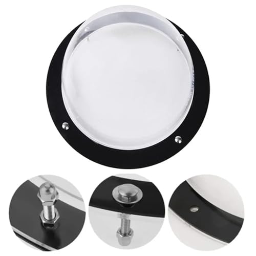 Acrylfenster des Hundes,Haustier Peek Fenster 2Ps Acryl Clear View Dome Bubble Window for Hunde Und Katzen Haustiersicheres Belüftungsfenster Mit Sicherer Montage Hundezaunzubehör(B-Breathable) von TroHollis