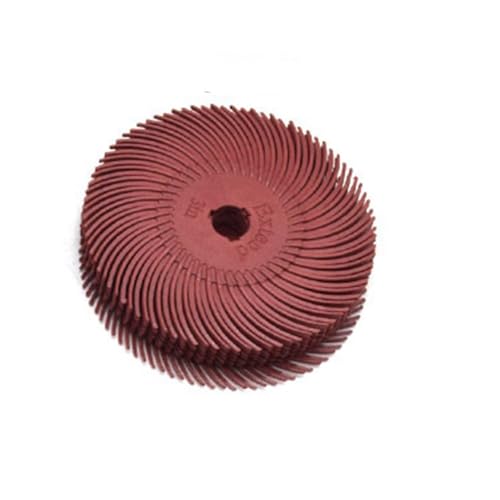 Borstenscheibe,Bristle Disc 3 Zoll 75mm 10PCS Borsten Disc Pinsel Sortiment Polierer Dorn Holz Schmuck(10pcs 220 grit) von TroHollis