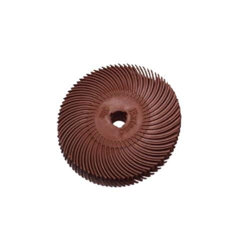 Borstenscheibe,Bristle Disc 3 Zoll 75mm 10PCS Borsten Disc Pinsel Sortiment Polierer Dorn Holz Schmuck(10pcs 320 grit) von TroHollis