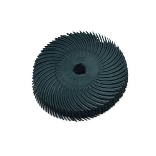Borstenscheibe,Bristle Disc 3 Zoll 75mm 10PCS Borsten Disc Pinsel Sortiment Polierer Dorn Holz Schmuck(10pcs 80 grit) von TroHollis