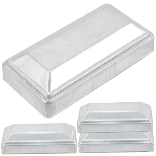Pfostenkappe,Zaunpfosten Kappen 4 Pcs Zaun Beiträge Toppers 4X6 CAPS Abdichtung Abdeckung Leitplanke Eisen Abdeckungen Endstücke Zubehör von TroHollis