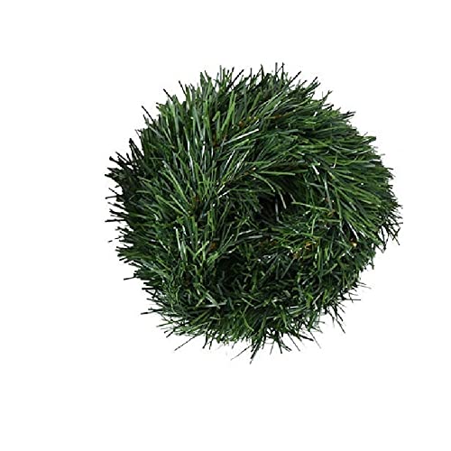 Weihnachtsgirlande,Girlande Weihnachten 5.2 /,5m Kiefer Nadel Eisen Rattan Grüne Lamettel Ribbon Girlande for Zuhause Weihnachtsdekoration Weihnachtsbaum Ornamente Dekor(5.2m) von TroHollis