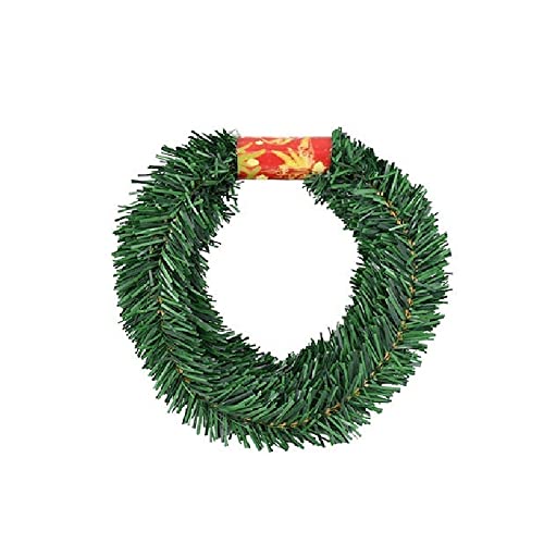 Weihnachtsgirlande,Girlande Weihnachten 5.2 /,5m Kiefer Nadel Eisen Rattan Grüne Lamettel Ribbon Girlande for Zuhause Weihnachtsdekoration Weihnachtsbaum Ornamente Dekor(5.5m) von TroHollis
