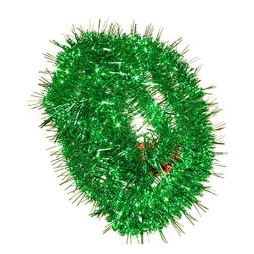 Weihnachtsgirlande,Girlande Weihnachten Bunte Girlande Weihnachtsbaum Omament Draht Linett Hängen Rattan Party Lieferung Hochzeits Festival Geburtstagszubehör Dekoration(Green) von TroHollis
