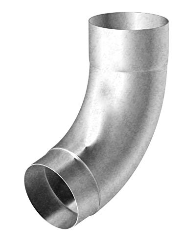 Fallrohrbogen 72 Grad Durchmesser 60mm verzinkt von Trobak