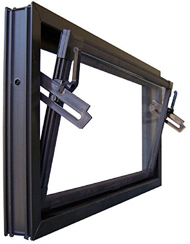 Kippfenster braun 100 x 60 cm Isolierglas von Trobak
