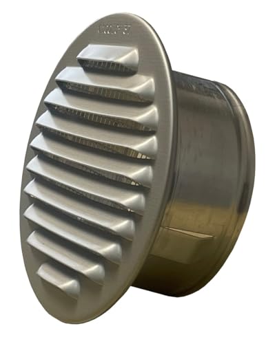 Trobak Lüftungsgitter Aluminium eloxiert mit Stutzen, DN 75-80 mm Trobak Lüftungsgitter Aluminium eloxiert mit Stutzen, DN 75-80 mm von Trobak