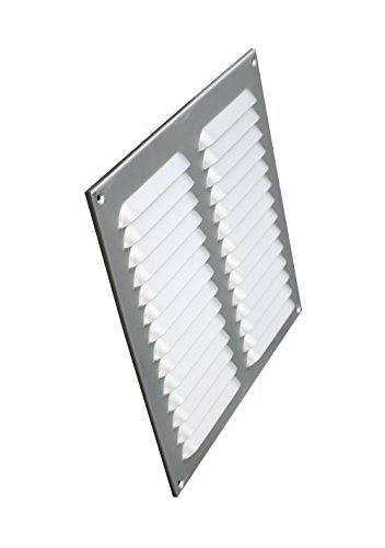 Lüftungsgitter Aluminium eloxiert rechteckig 430 x 440 mm von Trobak