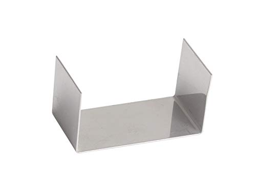 Trobak Rinnenverbinder für Rinne Edelstahl 1 Meter superflach V2A stream von Trobak